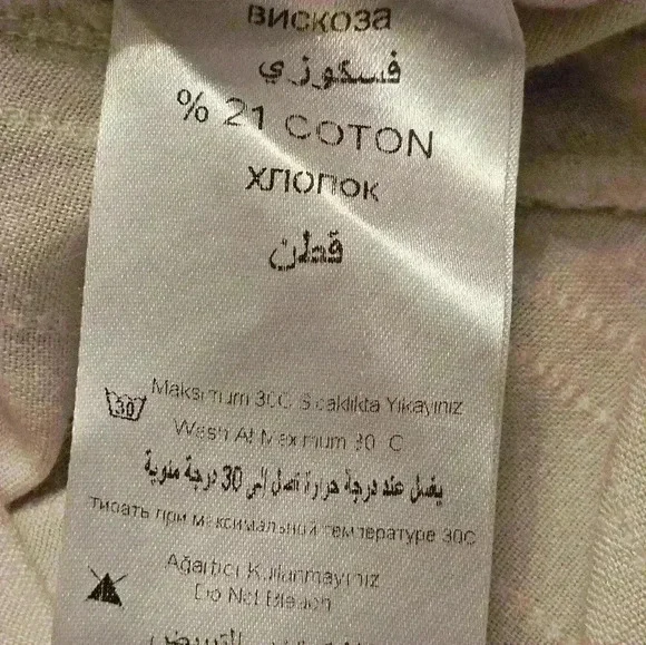 H4 Cream V-neck Sleeveless Midi A-line Dress Size EU 36 US L EUC - Picture 15 of 16